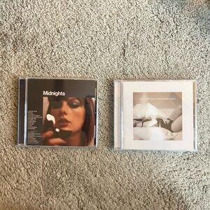 Midnights (Late Night Tracks) + TTPD by Taylor Swift CDs